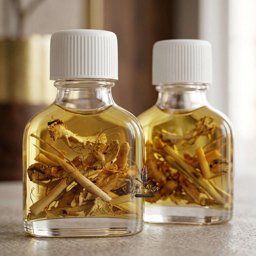 ✨ Chap Sao Charm Oil : Universal Magnetic Attraction & Deep Devotion Oil (Ancient Luk Khan Herbal Formula) - Ajarn Thawatchai / Khlang Saeng Phra Wet Thai Blessing Co By RURUECHA