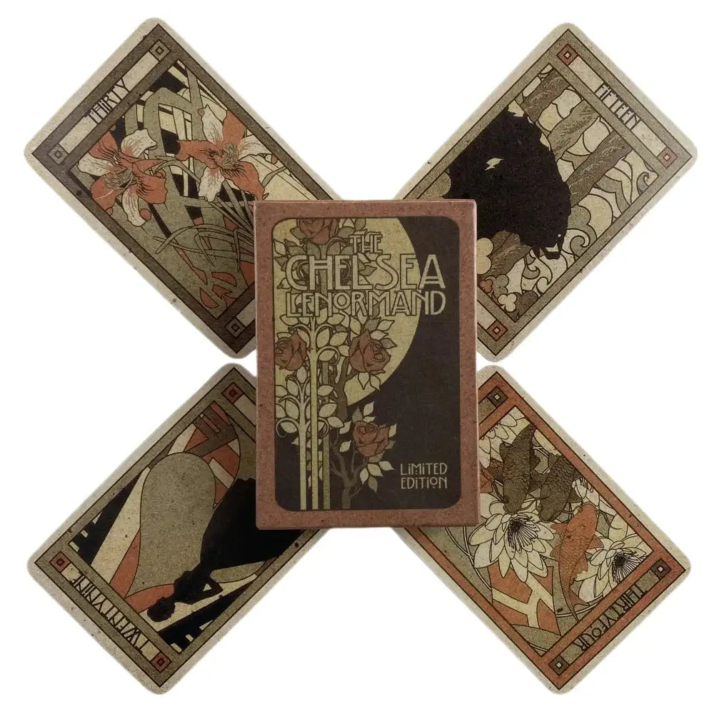🌿Chelsea Lenormand Tarot Cards – Retro Style Classics Oracle Deck for Divination and Witchcraft Practice