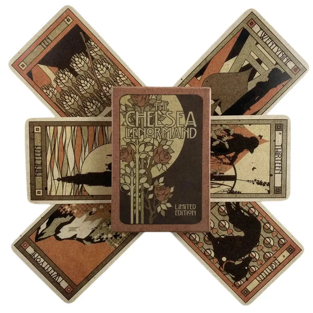 🌿Chelsea Lenormand Tarot Cards – Retro Style Classics Oracle Deck for Divination and Witchcraft Practice