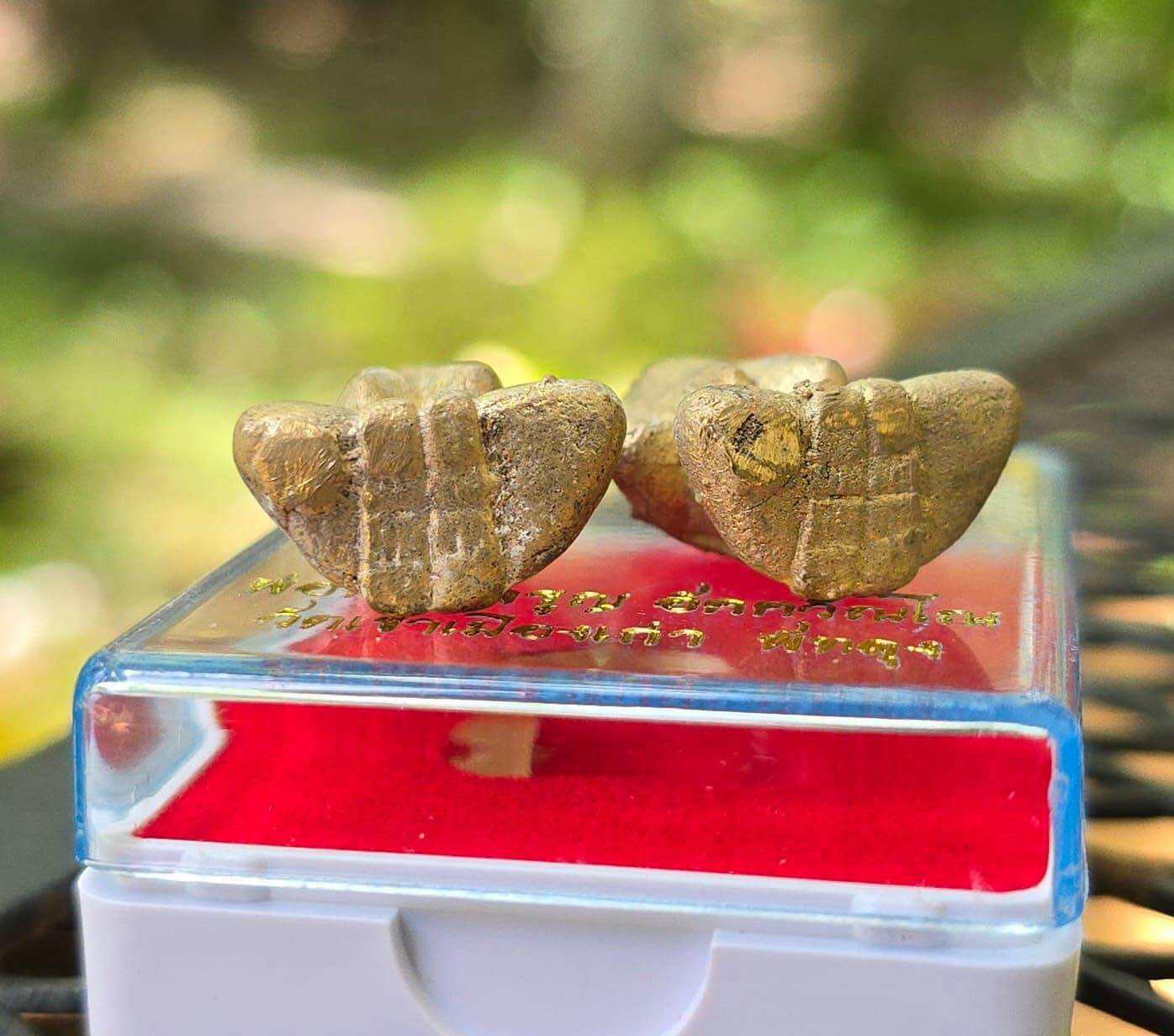 Chula Khao Muang Buddha Amulet Ancient Thai Sacred Casting Empowered