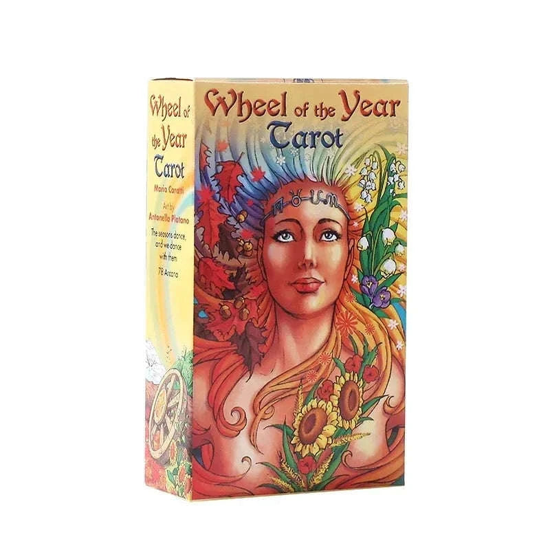 🔄 Circle of Life Tarot Deck – 78 Round Tarot Cards (12 cm) with PDF Guidebook | Connect with Life’s Cycles & Spiritual Wisdom