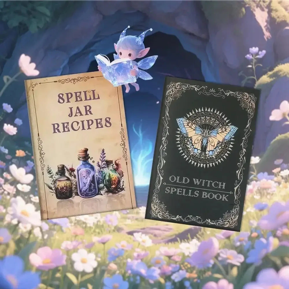 🧂 Complete Magical Salt Rituals Guide – Two-Book Set for Crafting and Using Ritual Salts in Magic StyleA 2pcs