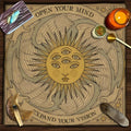 🌟 Complete Tarot Set – Tree of Life MoonTarot Storage Pouch and Mystical Flowers & Plants Tarot Tablecloth for Divination & Astrology