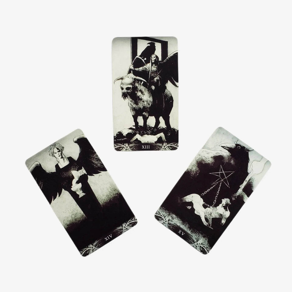 Dark Elegance Tarot Cards - Premium English Edition for Profound and Insightful Readings