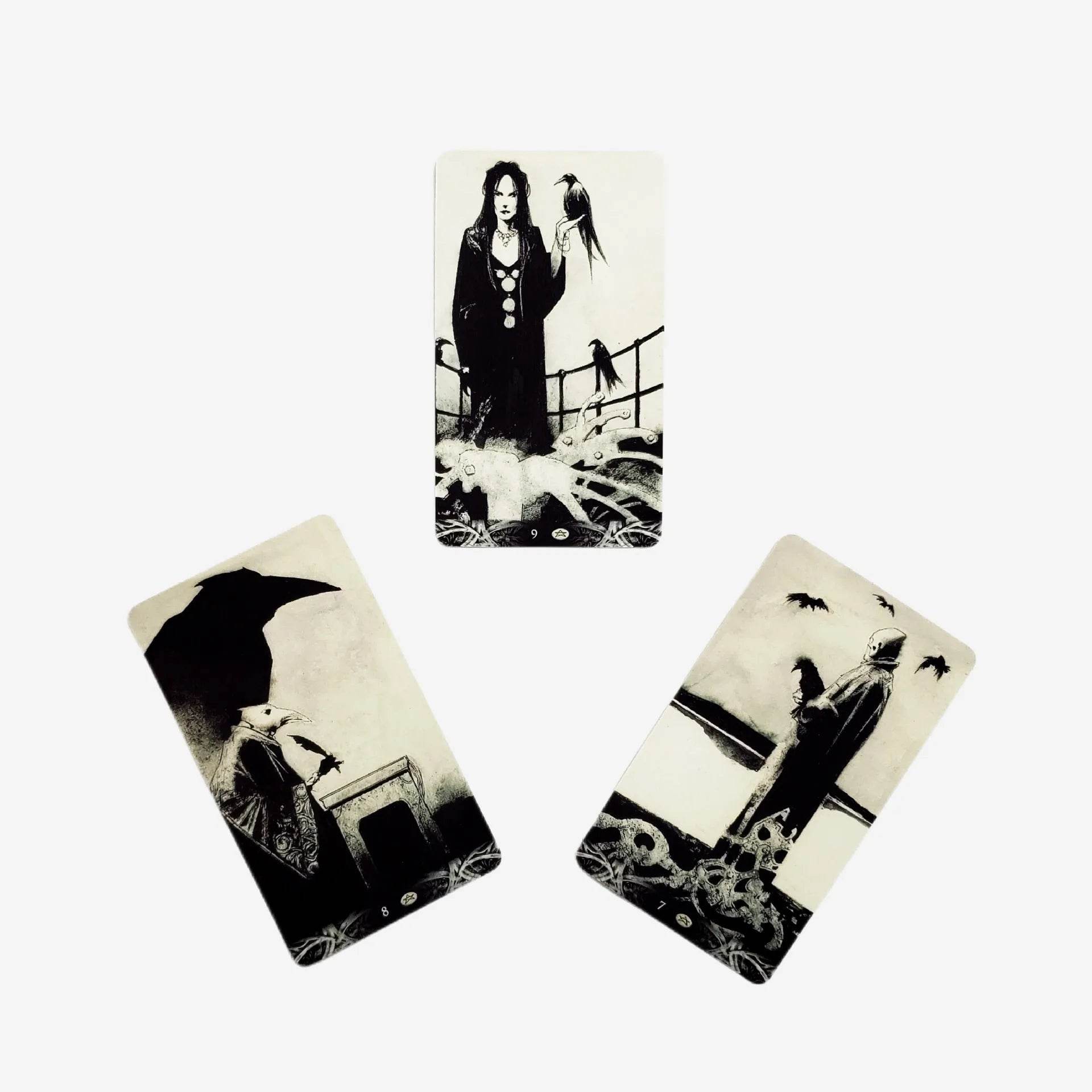 Dark Elegance Tarot Cards - Premium English Edition for Profound and Insightful Readings