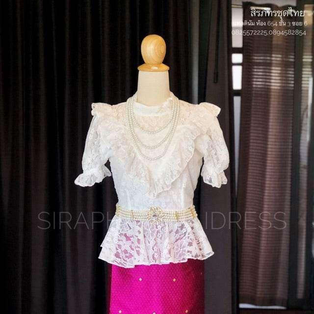Custom Thai Lace Blouse - Elegant Women's Top