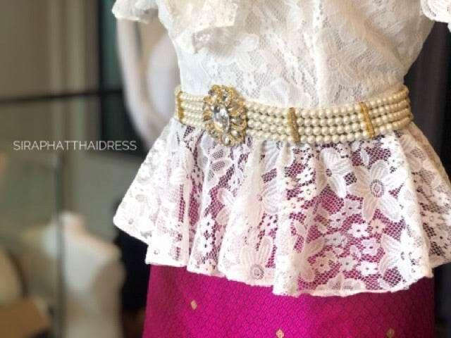 Custom Thai Lace Blouse - Elegant Women's Top