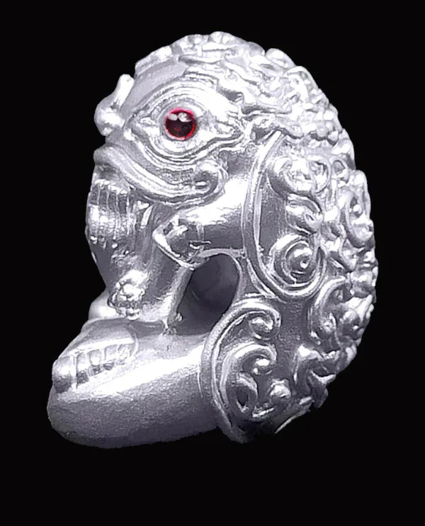 Miniature Iron Frog Amulet for Supreme Luck and Protection - Blessed Ancestral Wisdom from Doi Chom Wa by Master Chao Sa U Wijing Ta