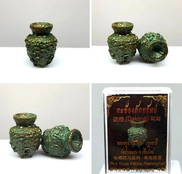Powerful Wealth-Attracting Takong Dak Sap Amulet by Phra Kruba Kittichai Khemchari, Wat Pang Makong, Chiang Dao, Chiang Mai