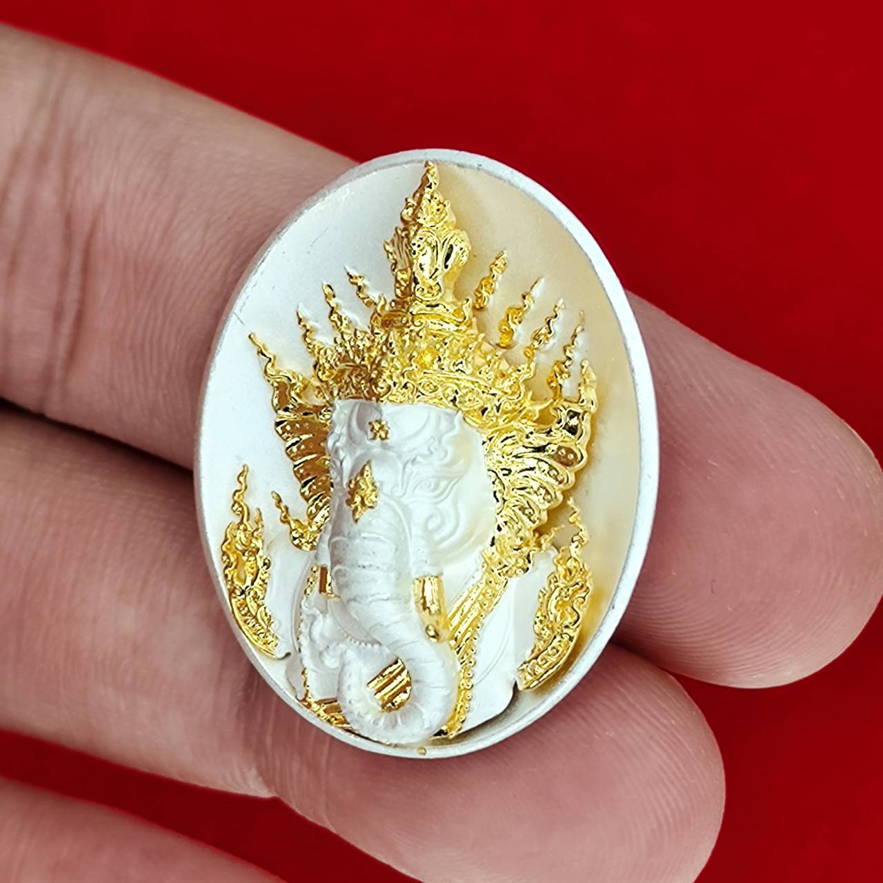 Invoke Prosperity, Success & Protection – Sacred Ganesh Amulet by Luang Por Srithep-Udon