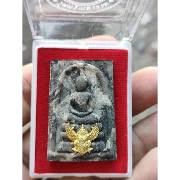 🏛️ THE KING OF AMULETS: PHRA SOMDEJ WAT KHRUT ✨ The Sovereign Harmony: 2021 (B.E. 2564) Phra Somdej "Wat Krut" Kathina Edition – The King of Amulets from the Sanctuary of the Garuda Brass mortar with Garuda design