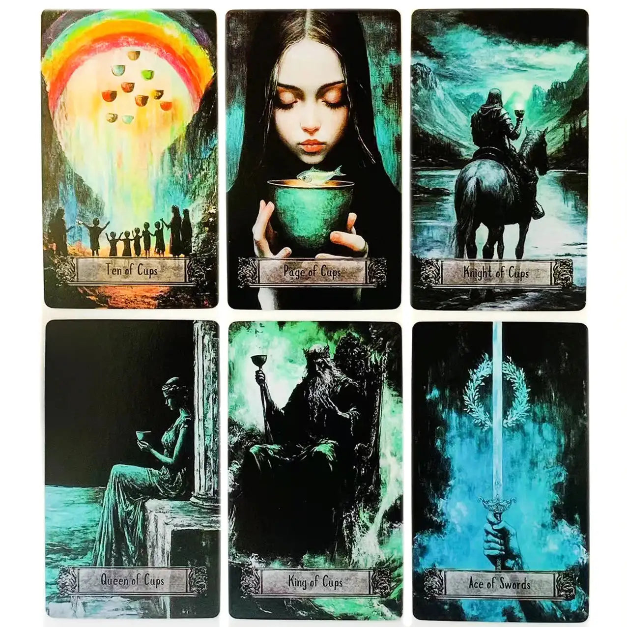 Da Vinci's Arcana Tarot Deck – 78-Card English Edition for Fortune, Fate Divination, and Family Party Board Games