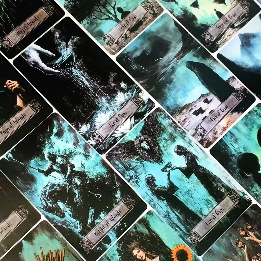 Da Vinci's Arcana Tarot Deck – 78-Card English Edition for Fortune, Fate Divination, and Family Party Board Games