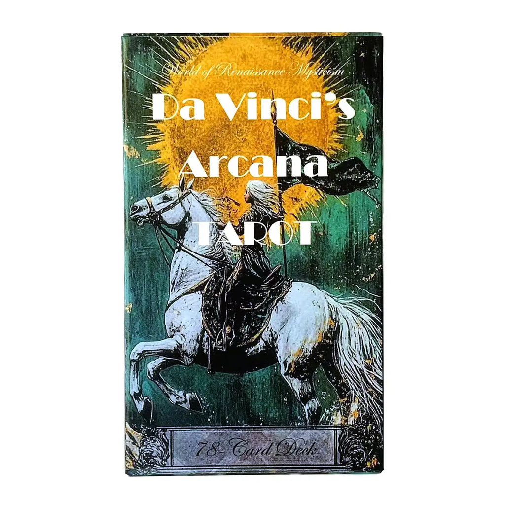 Da Vinci's Arcana Tarot Deck – 78-Card English Edition for Fortune, Fate Divination, and Family Party Board Games