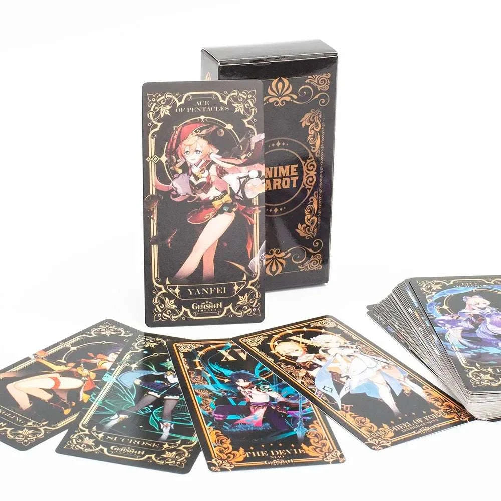 Dark Confession Oracle Cards – 50-Card Twin Flame & Love Keywords Deck with Messages for Psychic Divination and Board Games TK01K