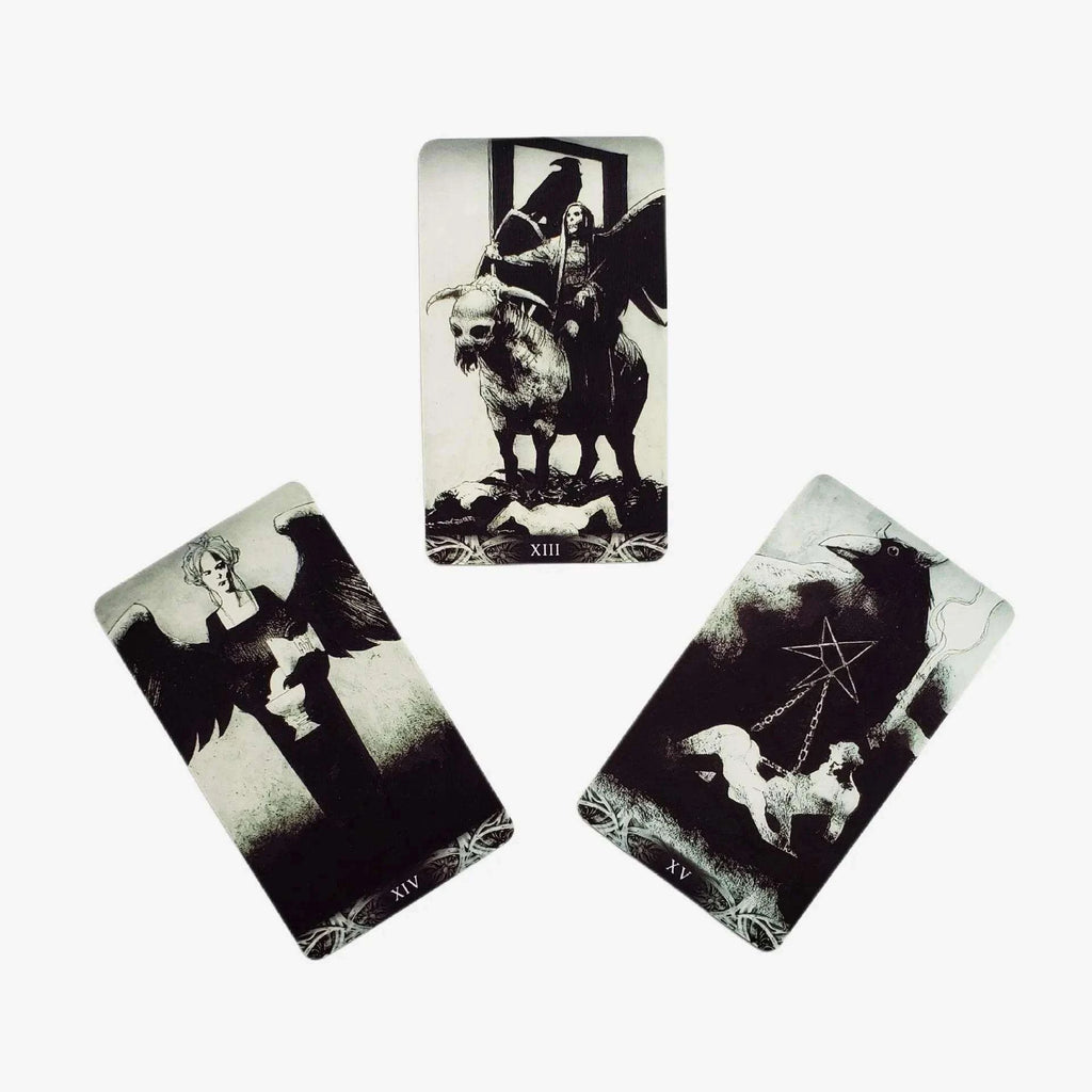 Dark Elegance Tarot Cards - Premium English Edition for Profound and Insightful Readings