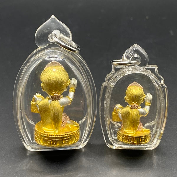 Maha Thongmanee Wealth Charm to Enhance Divine Fortune and Prosperity Blessed by Kruba Tao