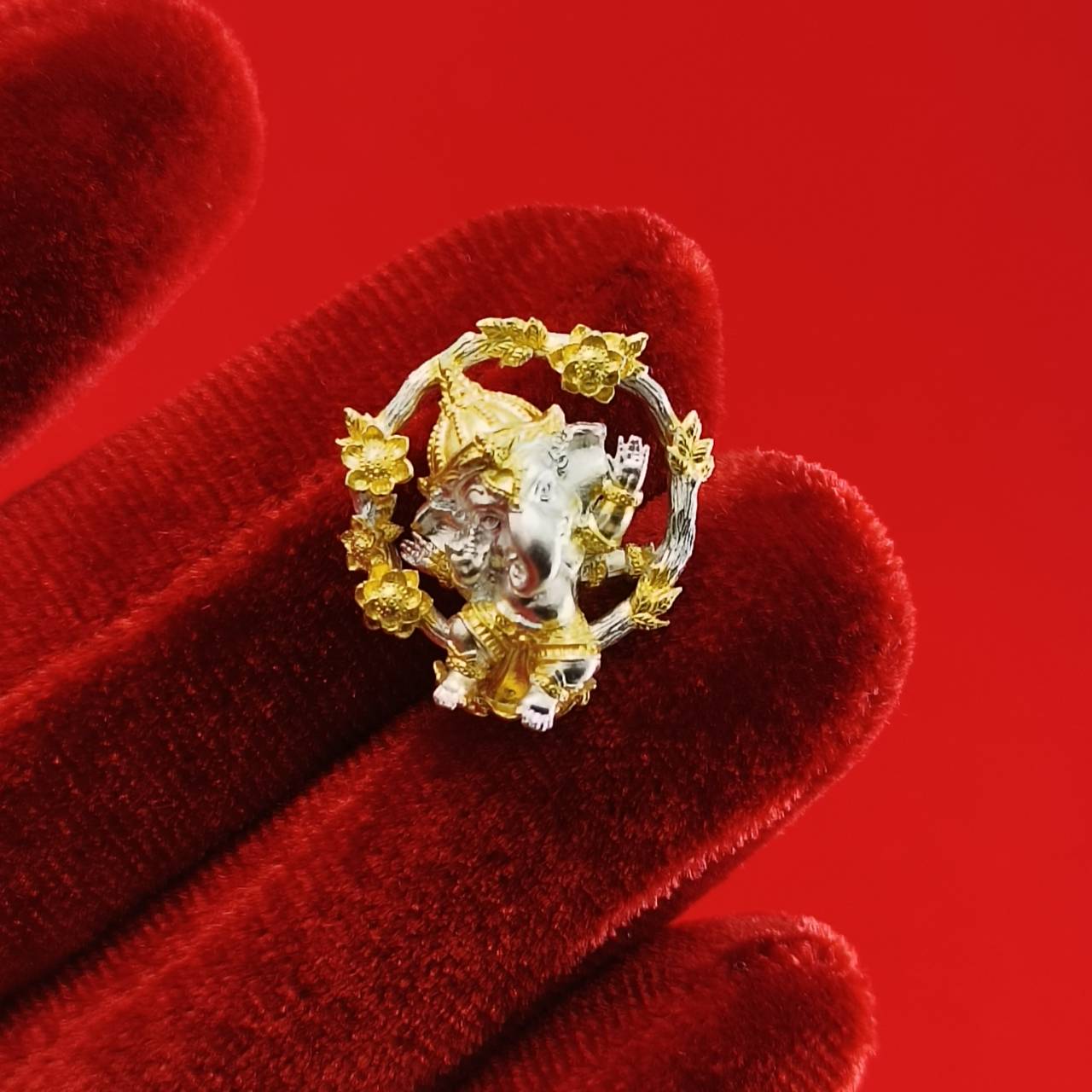 Invoke Abundance, Success & Obstacle Remover – Sri Bala Ganapati Child Ganesh, Consecrated by Luang Phor Wijit