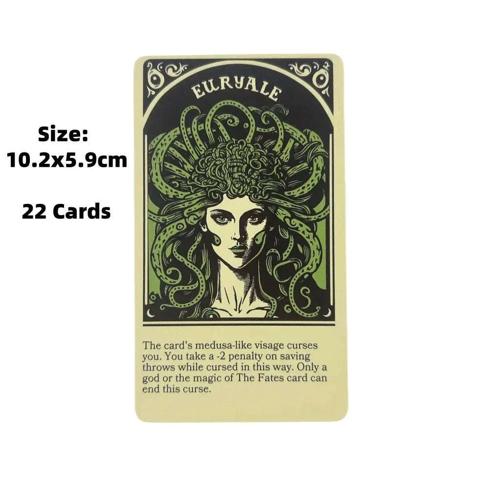 Deck of Many Things Oracle Cards – 22-Card Tarot Deck for Divination and Board Games