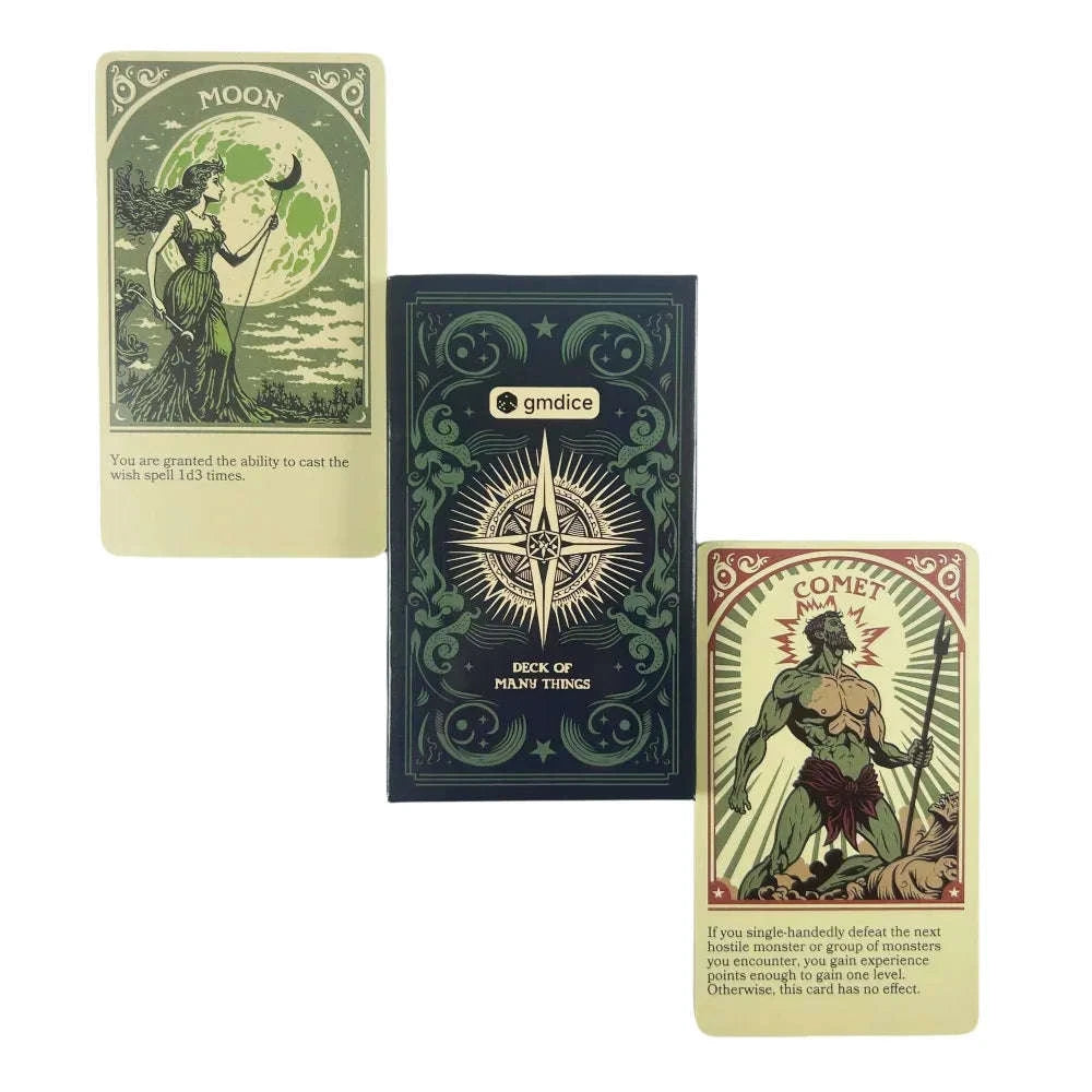 Deck of Many Things Oracle Cards – 22-Card Tarot Deck for Divination and Board Games