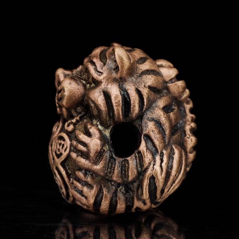 Sleeping Tiger Amulet – Seue Noi Gin Wealth &amp; Attraction Talisman | Consecrated by Kruba Tao, Wat Ban Lao, Chiang Mai 睡虎符 – 招财与吸引护身符 | 由清迈班捞寺克鲁巴陶大师加持 - Thai Blessing Co