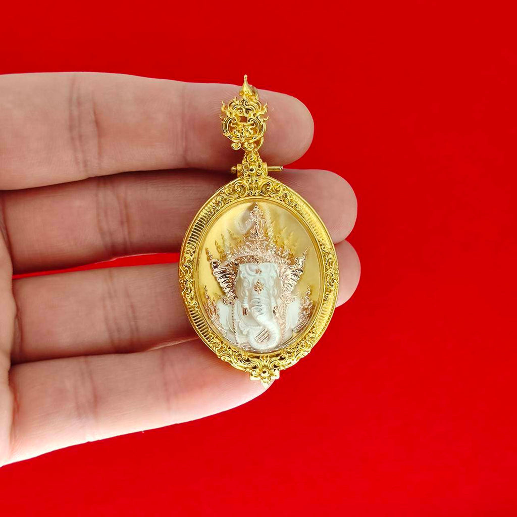 Ganesh Blessing Statue - Prakhaniyalikhit Figurine for Prosperity, Wisdom, and Auspicious Success