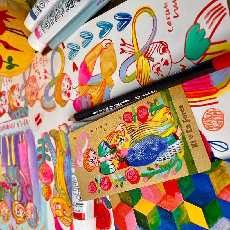 🃏 Discover the Joy of Pipspeak Tarot – 78 Cards, 10.3 x 6 cm, French Language, Marseille-Style Deck