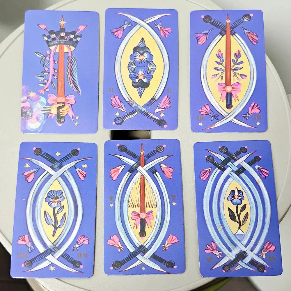 🃏 Discover the Joy of Pipspeak Tarot – 78 Cards, 10.3 x 6 cm, French Language, Marseille-Style Deck