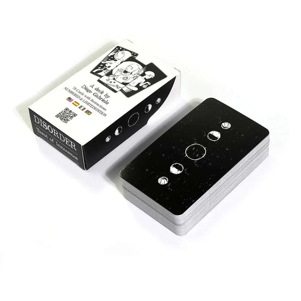 🖤 Disorder Tarot of Innocence Deck – 78 English Edition Cards | Divination, Oracle & Board Game Hybrid | 65 x 118 mm