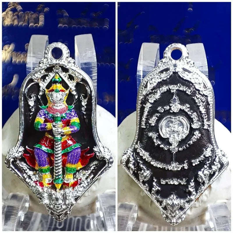 Divine Lord Vishnu Amulet - Taowessuwan's Guardian for Wealth and Protection