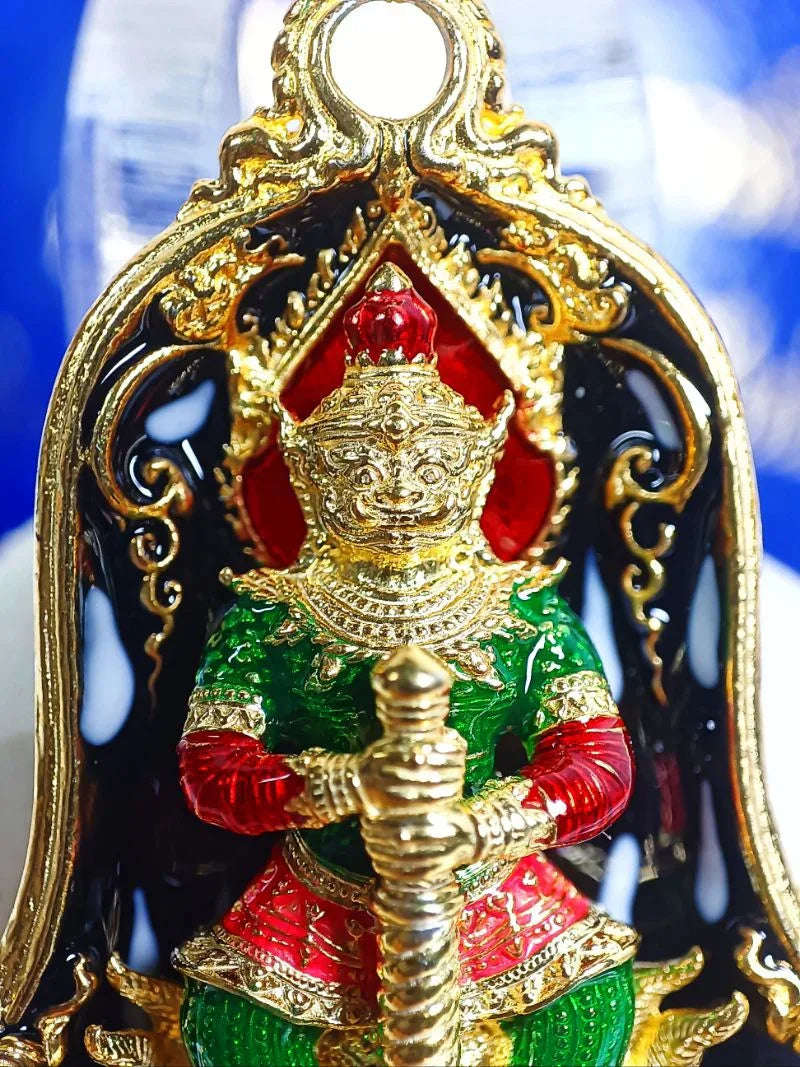 Divine Lord Vishnu Amulet - Taowessuwan's Guardian for Wealth and Protection
