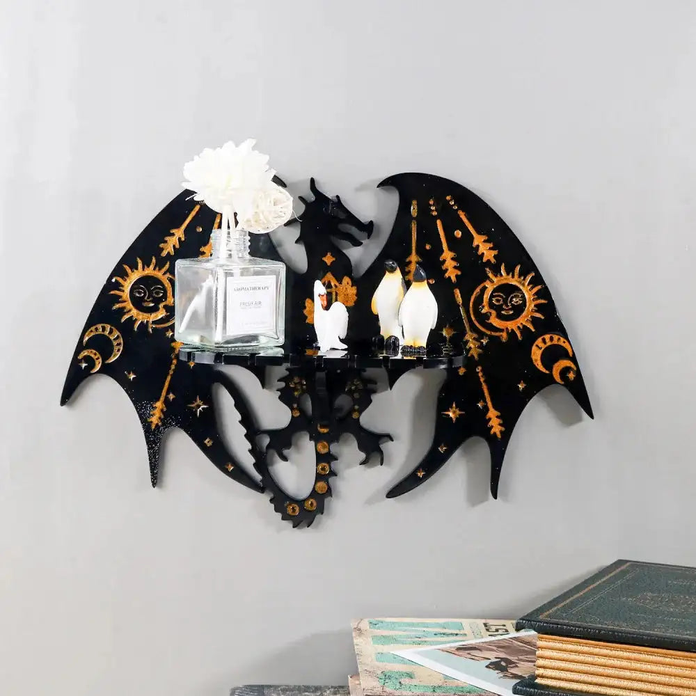 🧚♀️ DIY Jewelry & Candle Holder Resin Mold – Silicone Wall-Mounted Fairy Dragon, Cat, Snake, and Moth Totem Trays for Handmade Crystal Decor