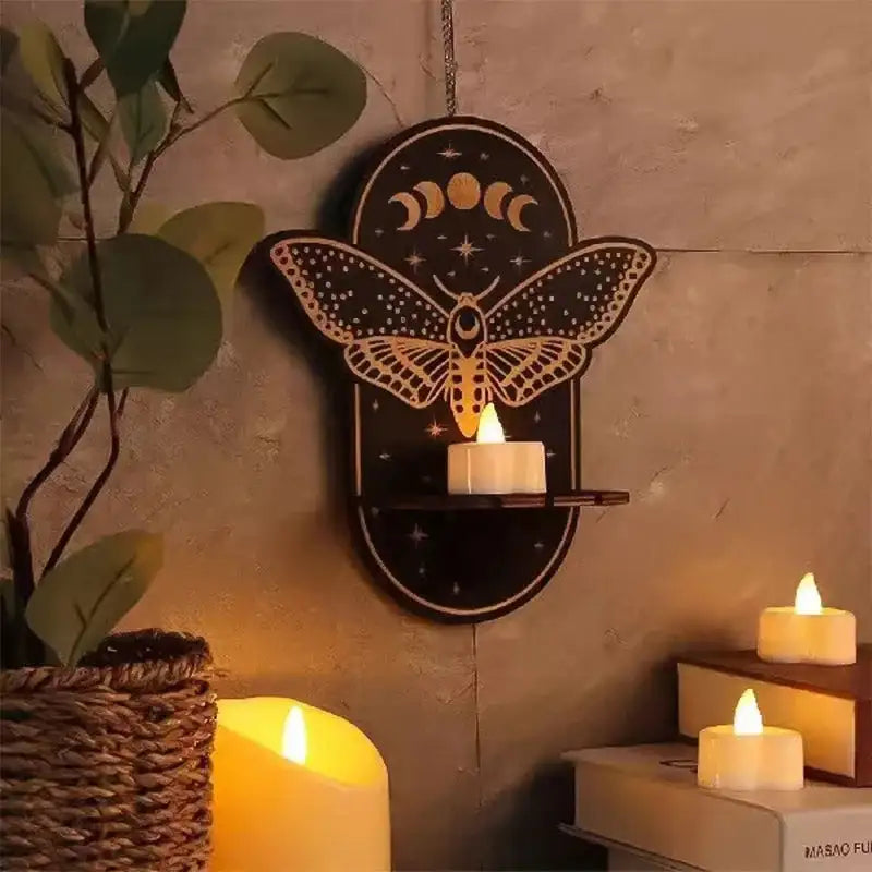 🧚♀️ DIY Jewelry & Candle Holder Resin Mold – Silicone Wall-Mounted Fairy Dragon, Cat, Snake, and Moth Totem Trays for Handmade Crystal Decor