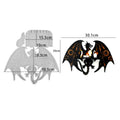🧚♀️ DIY Jewelry & Candle Holder Resin Mold – Silicone Wall-Mounted Fairy Dragon, Cat, Snake, and Moth Totem Trays for Handmade Crystal Decor 06