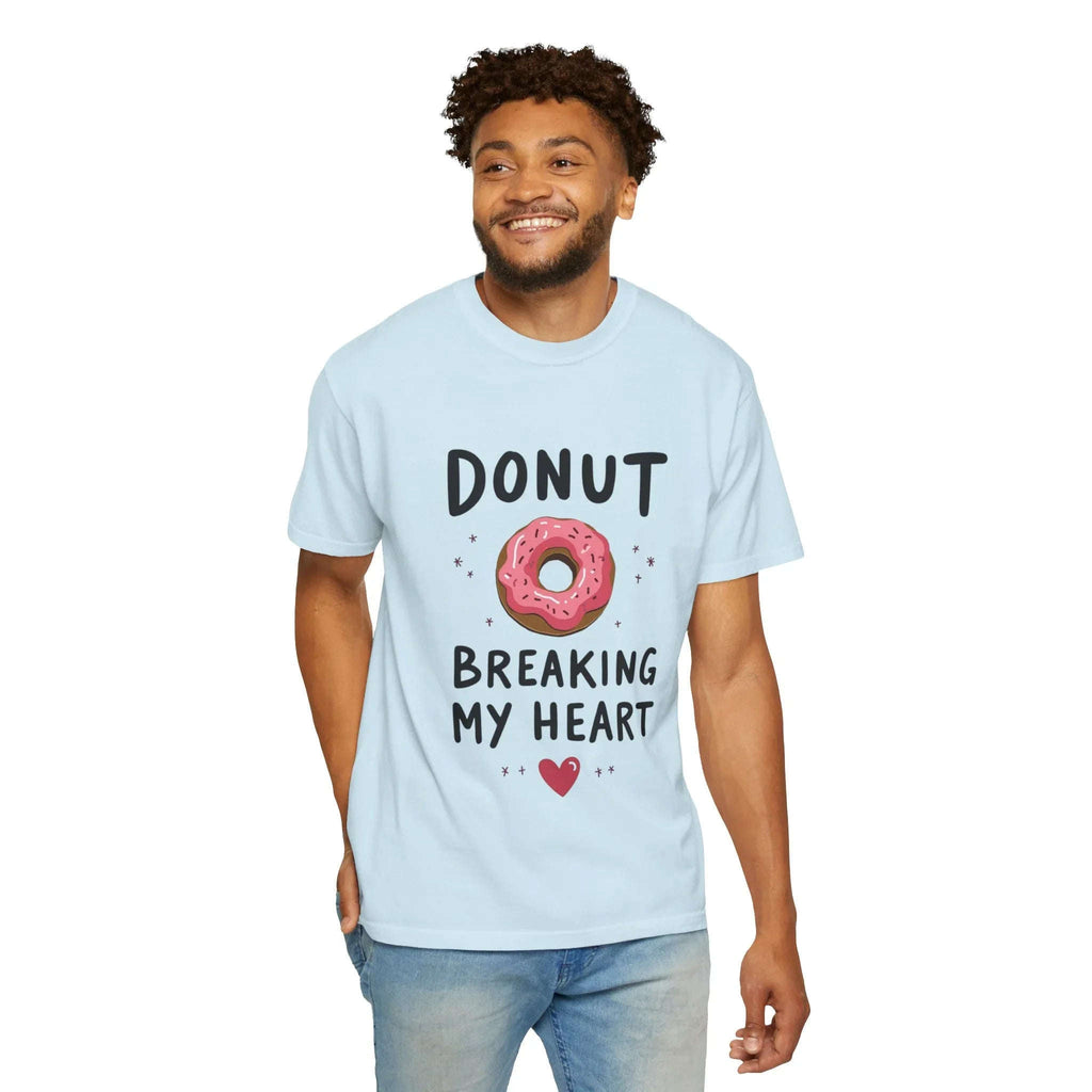Donut Breaking My Heart Shirt, Cute Pink Donut Tee, Funny Dessert Pun T-Shirt, Bakery Brunch Coffee Graphic, Valentine Gift