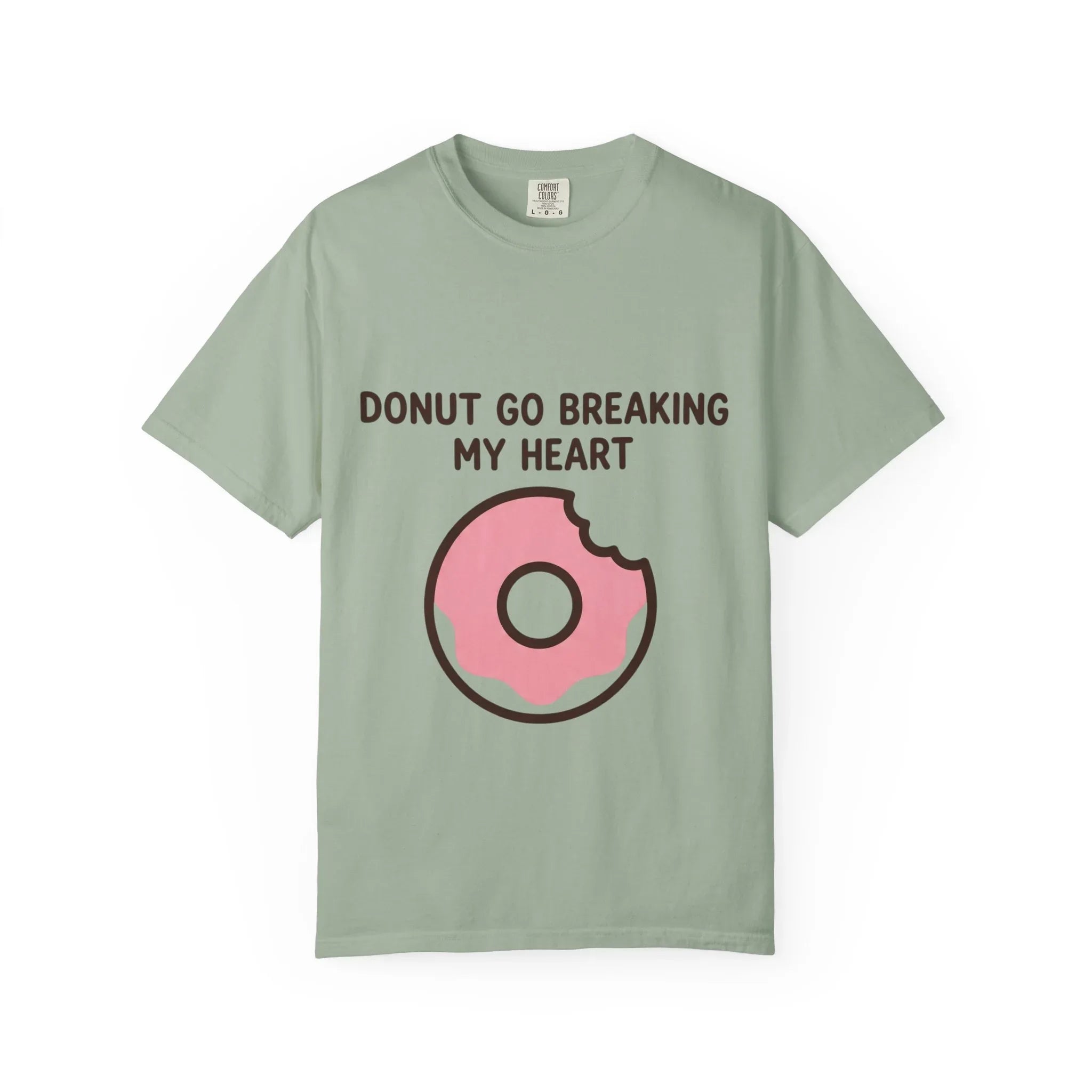 Donut Go Breaking My Heart Shirt, Cute Pink Donut Tee, Funny Food Pun T-Shirt, Dessert Lover Gift, Bakery Brunch Valentine Bay