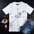Duck vs Rabbit Optical Illusion Shirt, Bunny Graph Tee, Minimal Sketch T-Shirt, Perception Psychology Philosophy Nerd Gift White