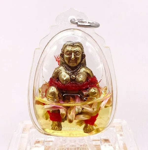 🤰 E-Poe "Dood Sap" (Wealth Sucking) Charm: Soaked in Nam Man Wan Dok Thong – Luang Phor Mian, Wat Chaniang Wanaram – Powerful Love & Money Attraction