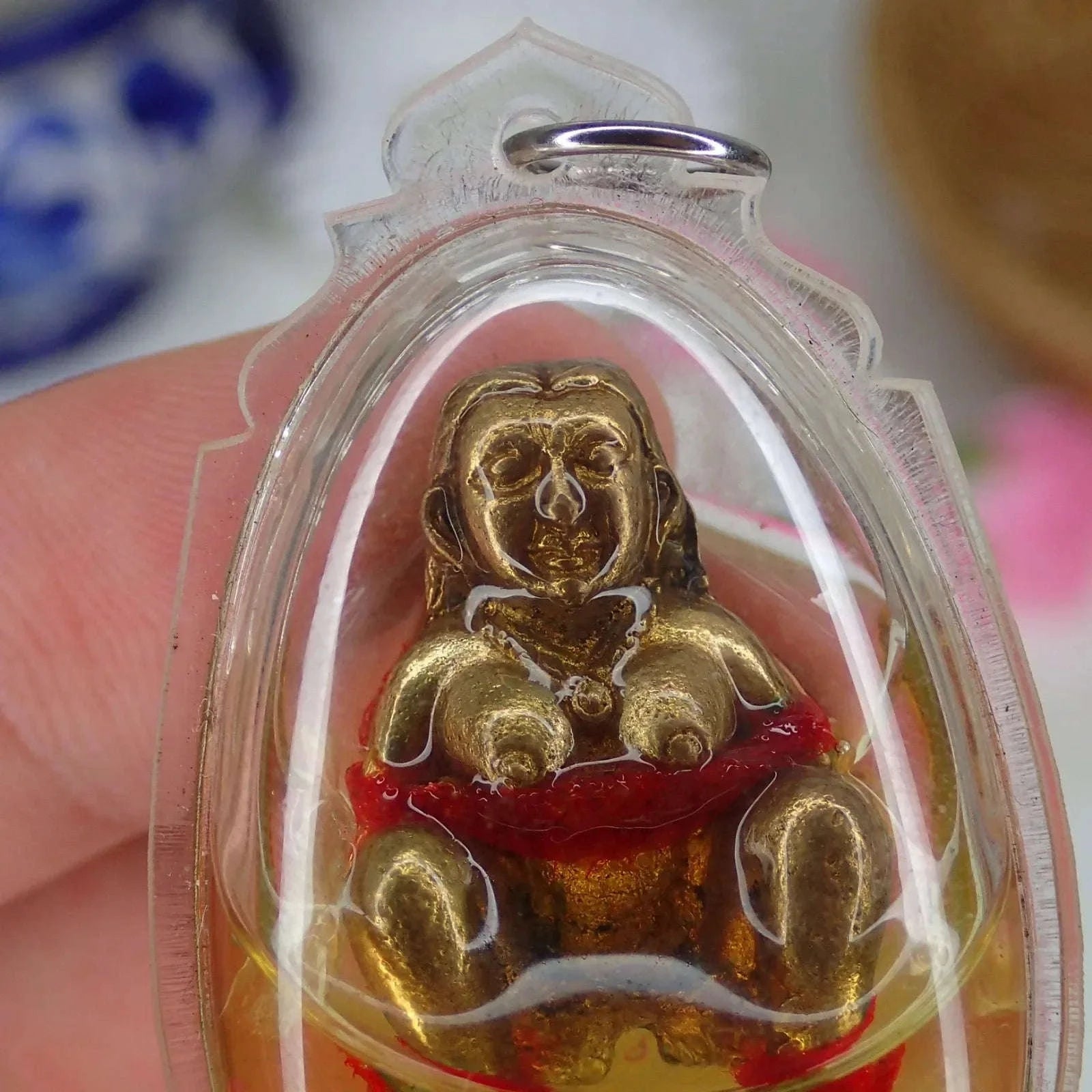 🤰 E-Poe "Dood Sap" (Wealth Sucking) Charm: Soaked in Nam Man Wan Dok Thong – Luang Phor Mian, Wat Chaniang Wanaram – Powerful Love & Money Attraction