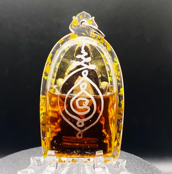 Exclusive Mae Poe Mon Saneh Charm by Ajarn Nankong - 2568 Edition from Pu Yai Tattoo Institute, Chiang Mai (7 x 4 cm)