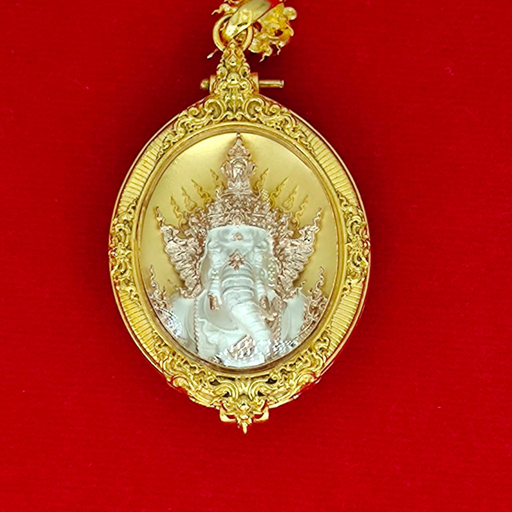 Ganesh Blessing Statue - Prakhaniyalikhit Figurine for Prosperity, Wisdom, and Auspicious Success