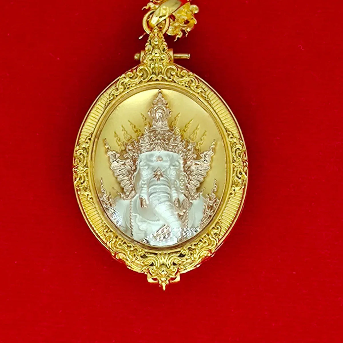 Ganesh Blessing Statue - Prakhaniyalikhit Figurine for Prosperity, Wisdom, and Auspicious Success
