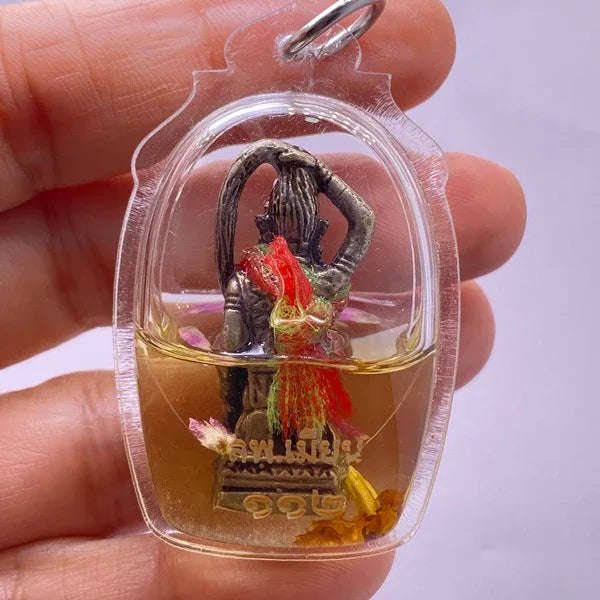 🪙 “Earth Goddess of Flowing Fortune” – Mae Thorani Hair‑Wring Oil Pendant, “Happiness Bestower” Edition by Luang Pho Mian, Wat Chaniang Wanaram (B.E. 2568)