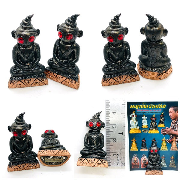 🕉️ Charming Phaya Ngang "Love & Wealth" Masterpiece: Sacred Thai Amulet by Lersi Somdej (Kruba Dech) – Authentic Sorcery from Lampang Cemetery