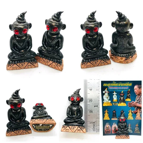 🕉️ Charming Phaya Ngang "Love & Wealth" Masterpiece: Sacred Thai Amulet by Lersi Somdej (Kruba Dech) – Authentic Sorcery from Lampang Cemetery