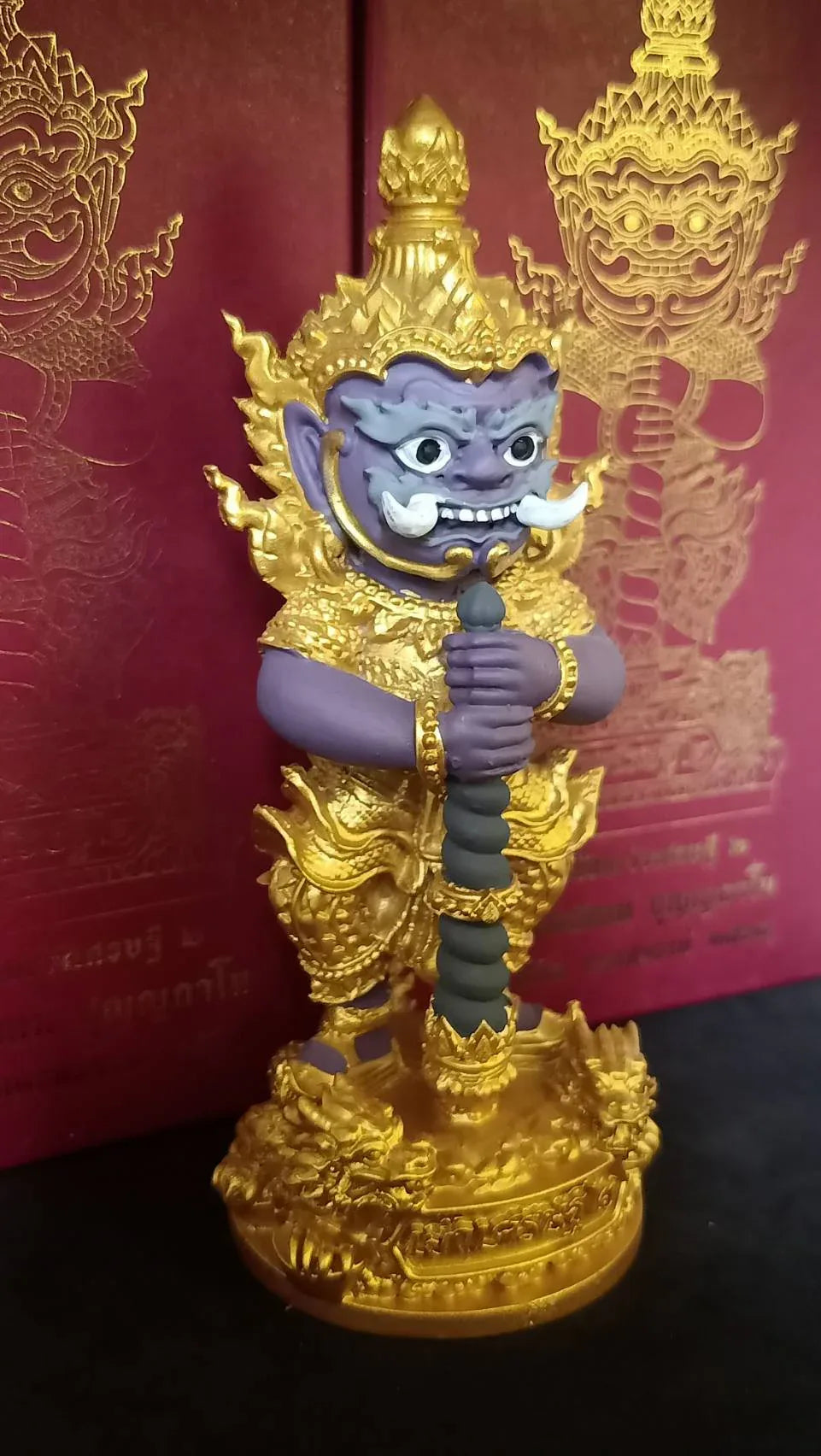 👹 The "Little Lord of Millionaires" Thao Wessuwan Statue (5.8") – Sacred Lek Namphi Edition for Wealth, Protection & Career Success