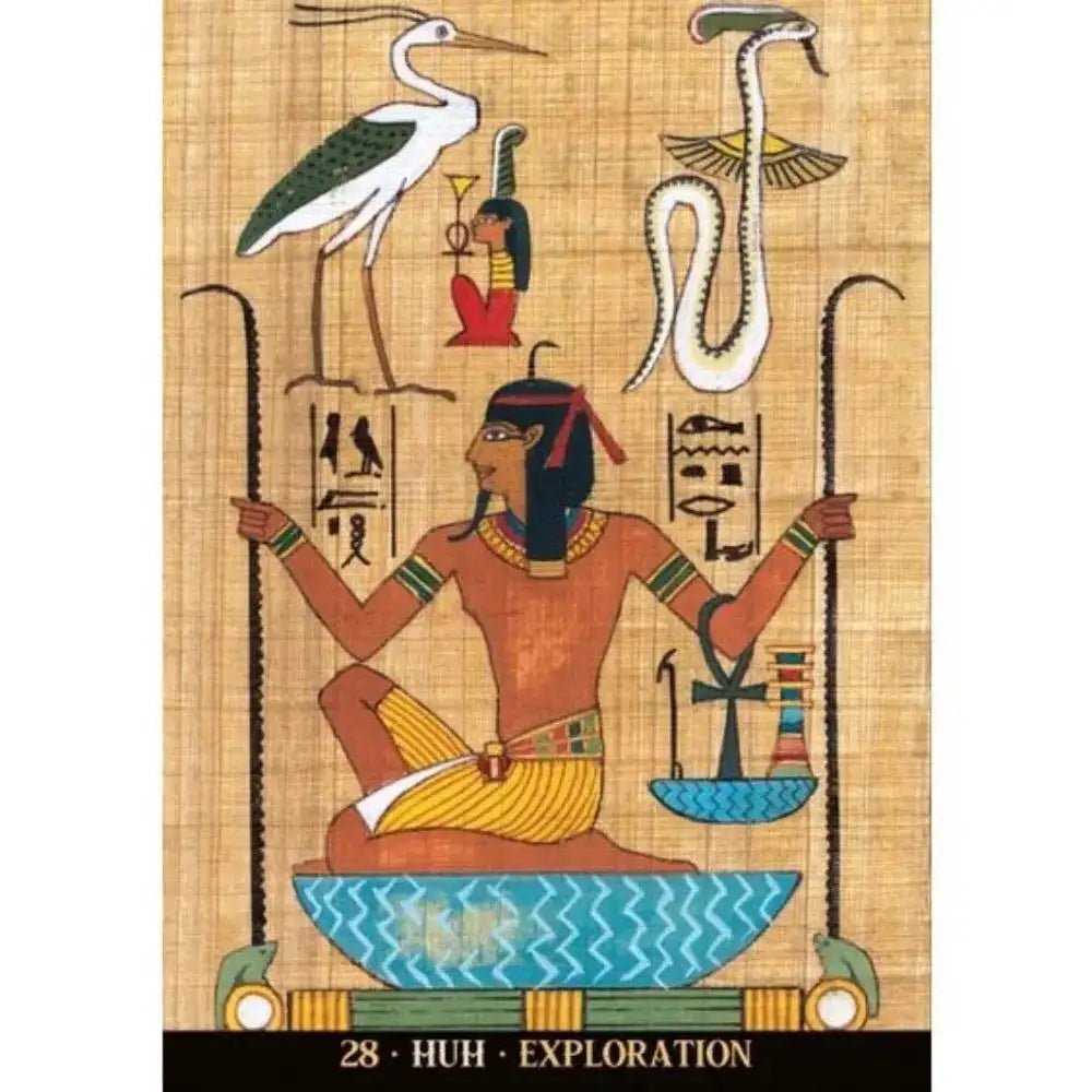 Egyptian Gods Oracle Cards – 36 Cards | Authentic Oracle Deck with Spiritual Symbols | Compact Approx. 11 x 6.5 cm Default Title