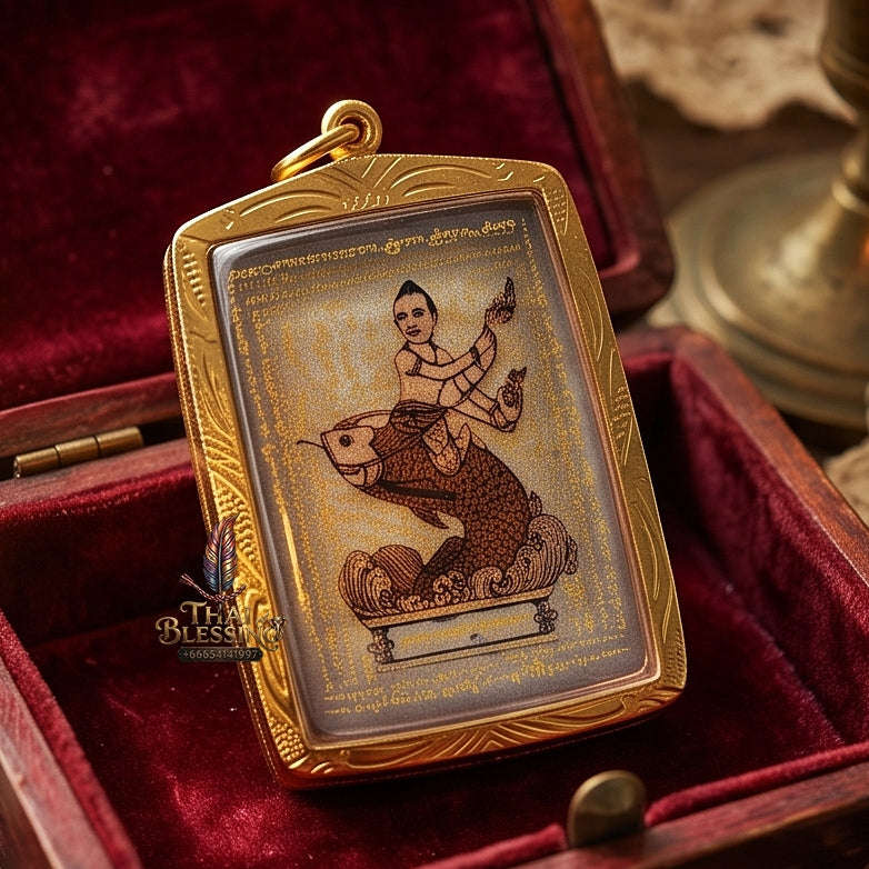 Elite Erotic Aura & Sovereign Social Dominance Locket Kumanthong Edition Phongphraikuman & Sacred Wealth Powders Phra Achan Supphasit Thai Blessing Co By RURUECHA
