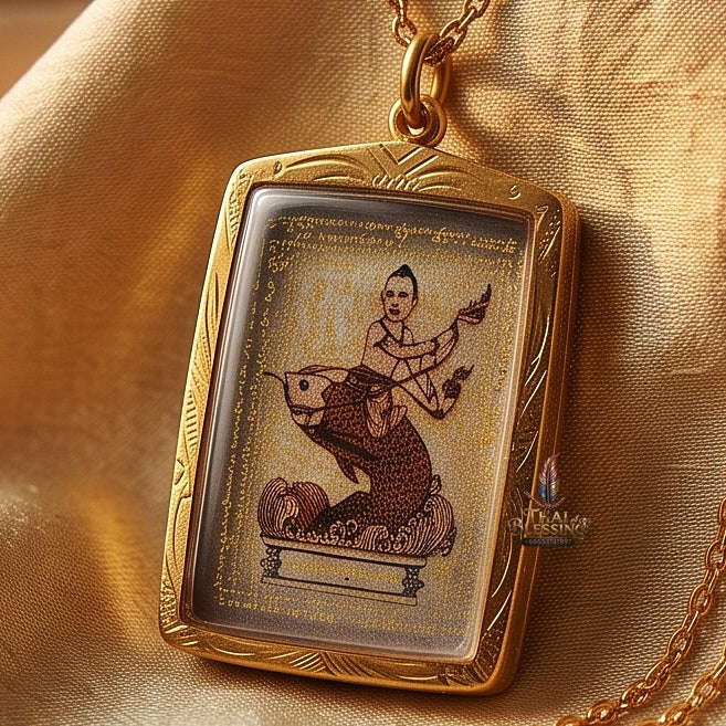 Elite Erotic Aura & Sovereign Social Dominance Locket Kumanthong Edition Phongphraikuman & Sacred Wealth Powders Phra Achan Supphasit Thai Blessing Co By RURUECHA