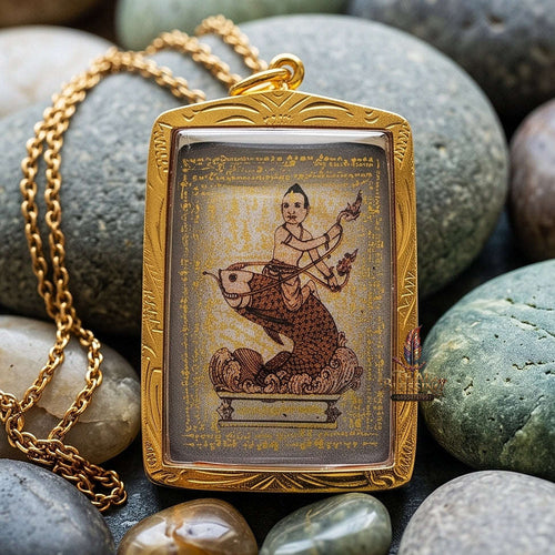 Elite Erotic Aura & Sovereign Social Dominance Locket Kumanthong Edition Phongphraikuman & Sacred Wealth Powders Phra Achan Supphasit Thai Blessing Co By RURUECHA